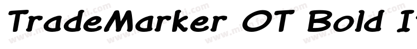 TradeMarker OT Bold Italic字体转换